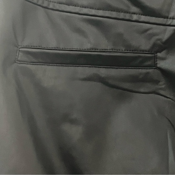 Jairo Zip Faux-Leather Leggings Sz. Large - Picture 9 of 14